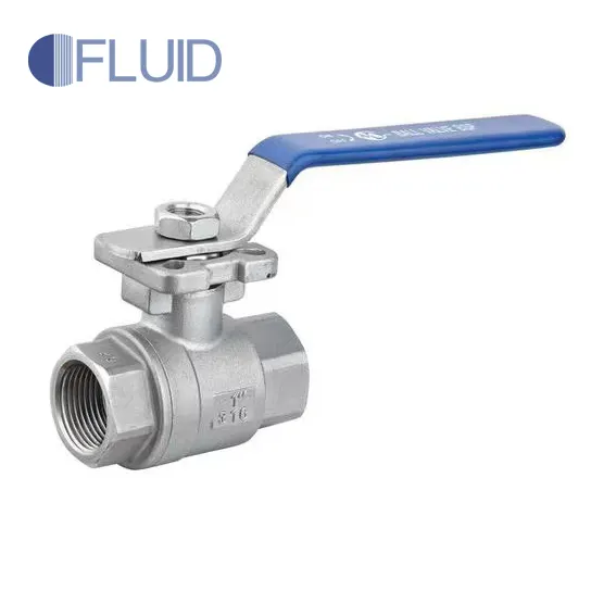 2PC High Platform Threaded Ball Valve