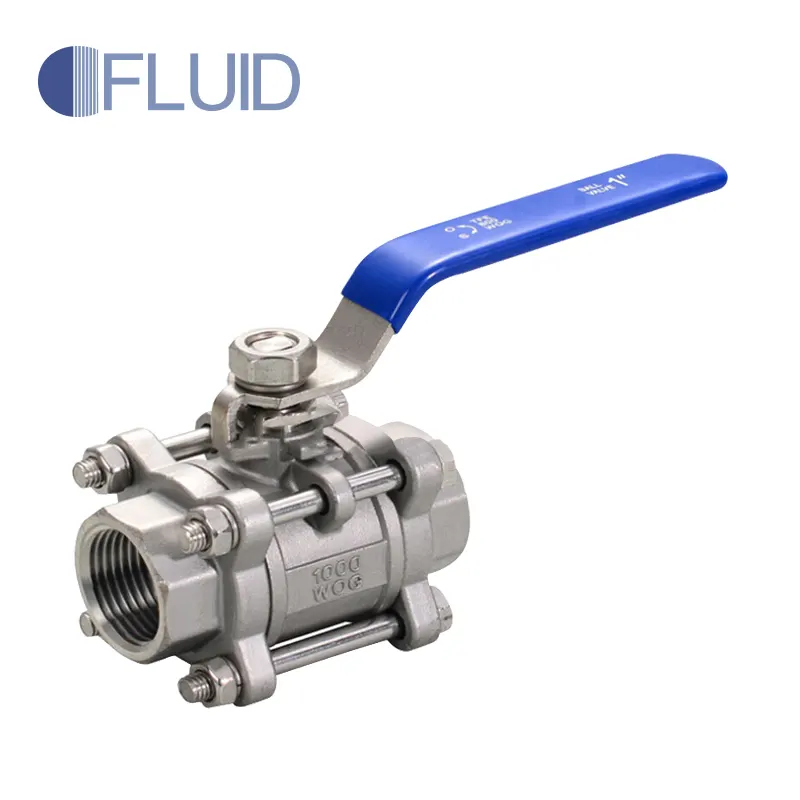 3PC Threaded Ball Valve